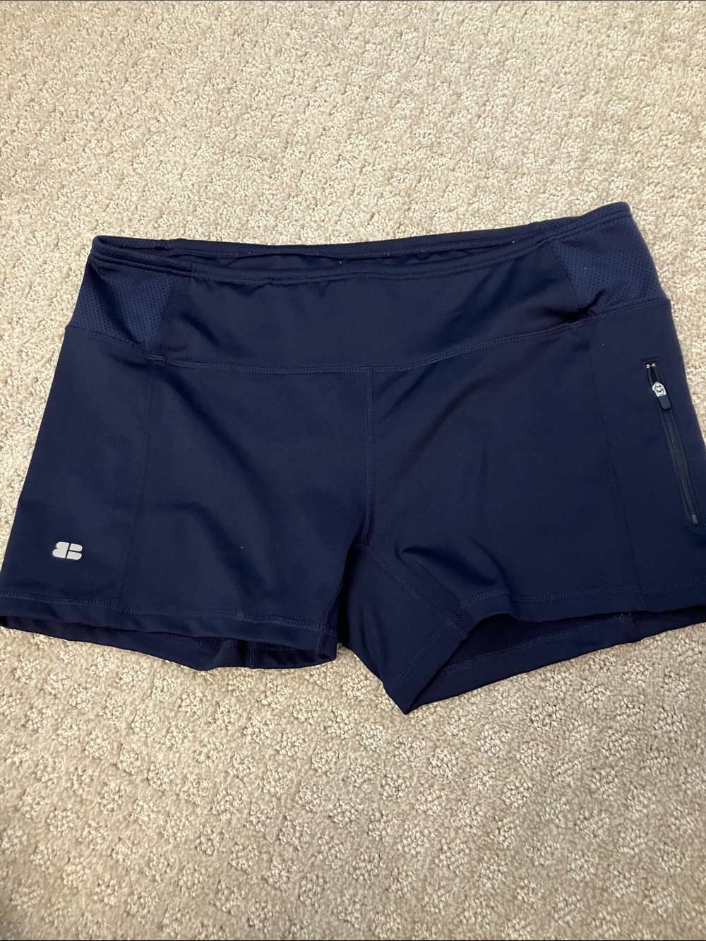 Beach House Navy Performance Swim Shorts with Zip Pocket